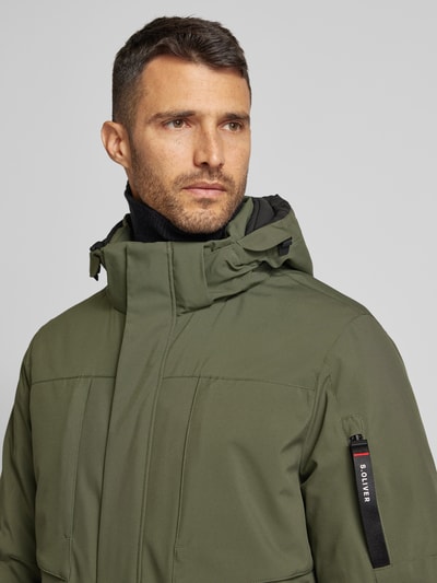 Peek & Cloppenburg S.Oliver RED LABELRegular Fit Parka Mit Abnehmbarer Kapuze Und Wasserabweisender Funktion In Oliv