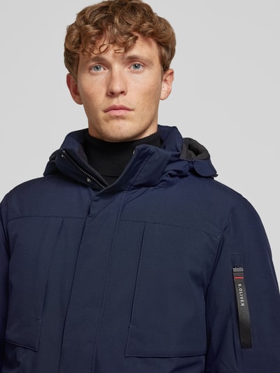 Peek & Cloppenburg S.Oliver RED LABELRegular Fit Parka Mit Abnehmbarer Kapuze Und Wasserabweisender Funktion In Blau