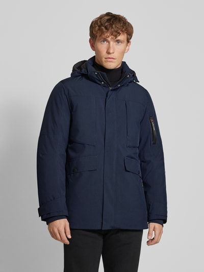 Peek & Cloppenburg S.Oliver RED LABELRegular Fit Parka Mit Abnehmbarer Kapuze Und Wasserabweisender Funktion In Blau