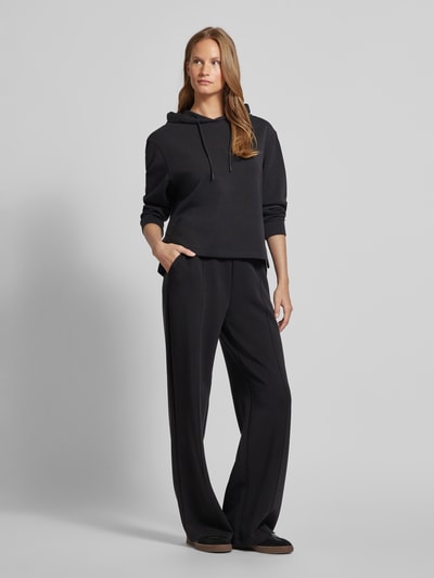 Peek & Cloppenburg s.Oliver RED LABELRegular Fit Weite Hose im Scuba-Look in black