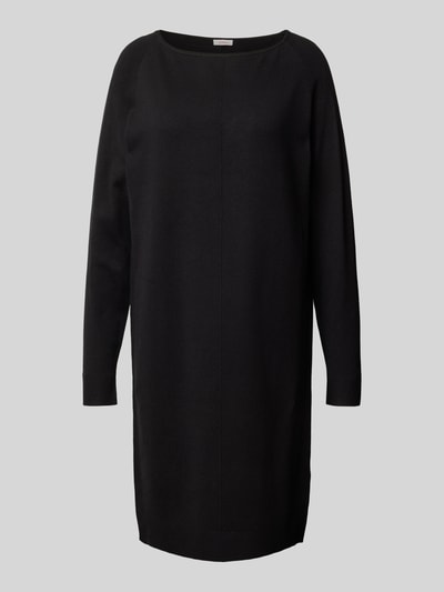 Peek & Cloppenburg S.Oliver RED LABELRelaxed Fit Feinstrickkleid Mit U-Boot-Ausschnitt In Black
