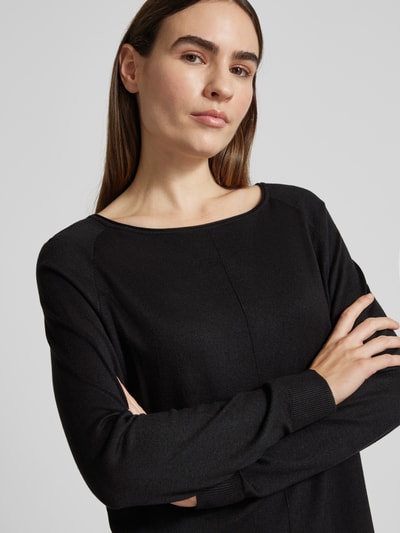 Peek & Cloppenburg S.Oliver RED LABELRelaxed Fit Feinstrickkleid Mit U-Boot-Ausschnitt In Black