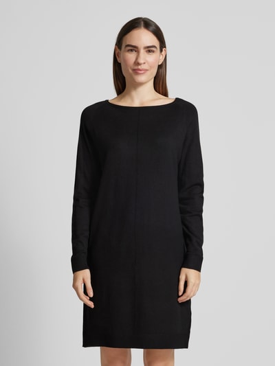 Peek & Cloppenburg S.Oliver RED LABELRelaxed Fit Feinstrickkleid Mit U-Boot-Ausschnitt In Black