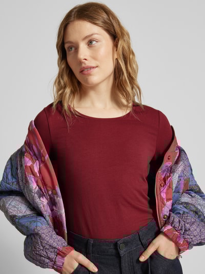 Peek & Cloppenburg S.Oliver RED LABELSlim Fit Langarmshirt Aus Elastischem Baumwoll-Mix In Rot