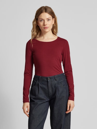 Peek & Cloppenburg S.Oliver RED LABELSlim Fit Langarmshirt Aus Elastischem Baumwoll-Mix In Rot