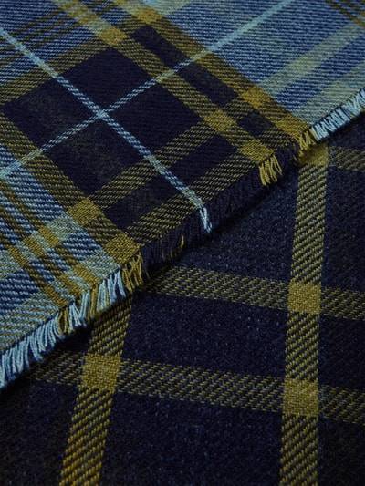 Peek & Cloppenburg S.Oliver RED LABELTuch Aus Viskose-Mix Mit Karomuster In Dunkelblau