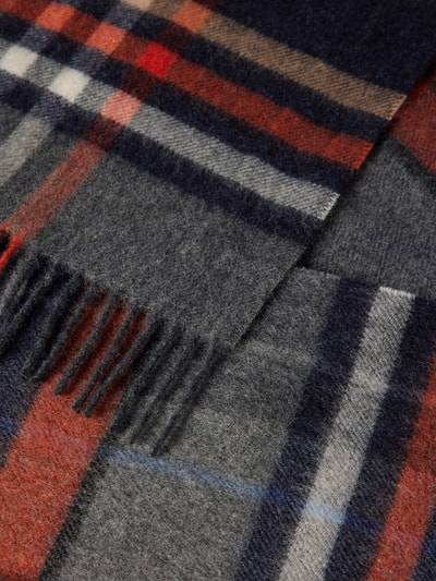 Peek & Cloppenburg SALMONEKaschmirschal Mit Fransen In Dunkelblau