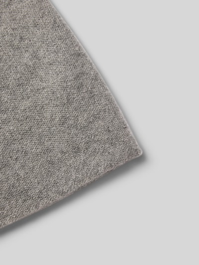 Peek & Cloppenburg SeebergerBeanie Aus Reinem Kaschmir Mit Label-Detail In Hellgrau