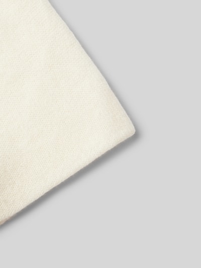 Peek & Cloppenburg SeebergerBeanie Aus Reinem Kaschmir Mit Label-Detail In Offwhite