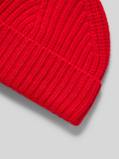 Peek & Cloppenburg SeebergerBeanie Aus Reinem Kaschmir Mit Label-Detail In Rot