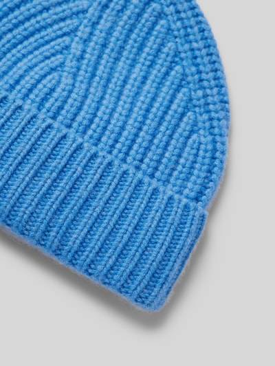 Peek & Cloppenburg SeebergerBeanie Aus Reinem Kaschmir Mit Label-Detail In Blau