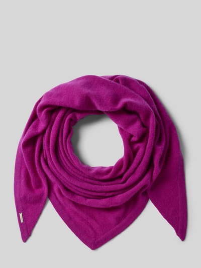 Peek & Cloppenburg SeebergerSchal aus reinem Kaschmir mit Label-Detail in violett