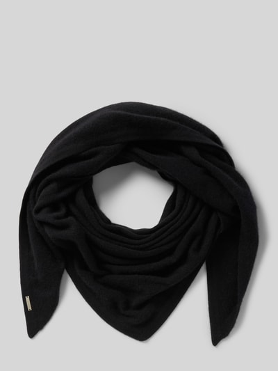 Peek & Cloppenburg SeebergerSchal aus reinem Kaschmir mit Label-Detail in black