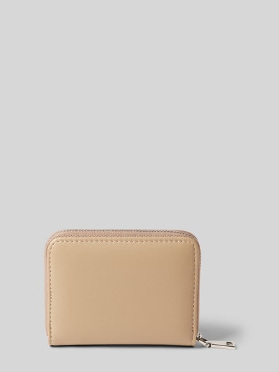 Peek & Cloppenburg SeidenfeltPortemonnaie Mit Rundum-Reißverschluss In Beige