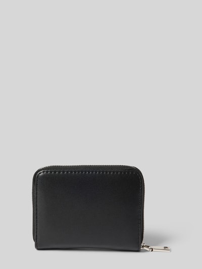 Peek & Cloppenburg SeidenfeltPortemonnaie Mit Rundum-Reißverschluss In Black