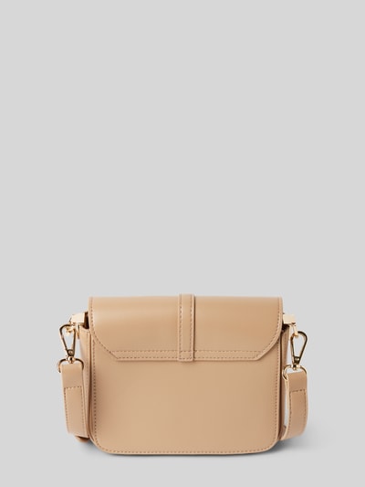 Peek & Cloppenburg SeidenfeltUmhängetasche Mit Label-Prägung Modell 'GIORA' In Ecru