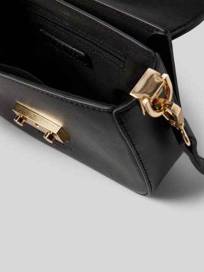 Peek & Cloppenburg SeidenfeltUmhängetasche Mit Label-Prägung Modell 'GIORA' In Black