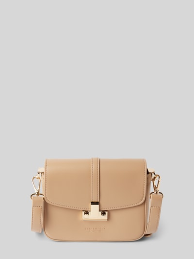 Peek & Cloppenburg SeidenfeltUmhängetasche mit Label-Prägung Modell 'GIORA' in ecru