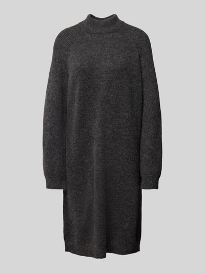 Peek & Cloppenburg Selected FemmeStrickkleid Mit Stehkragen Modell 'LULU' In Anthrazit