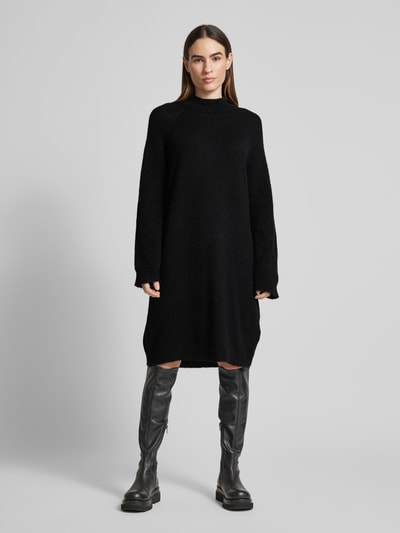 Peek & Cloppenburg Selected FemmeStrickkleid Mit Stehkragen Modell 'LULU' In Black