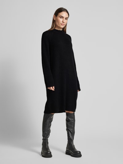 Peek & Cloppenburg Selected FemmeStrickkleid mit Stehkragen Modell 'LULU' in black