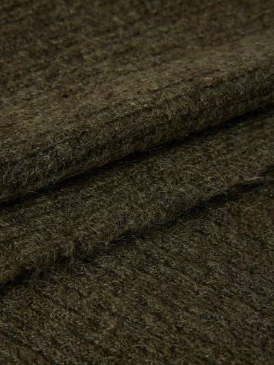 Peek & Cloppenburg Selected FemmeWollschal In Ripp-Optik Modell 'MALINE' In Oliv Melange