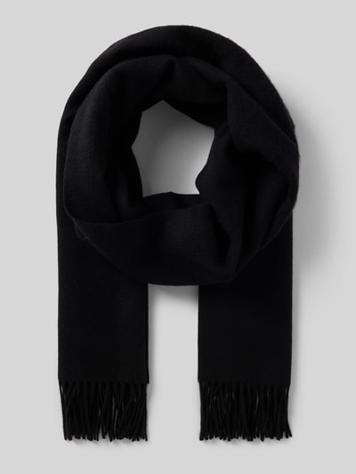 Peek & Cloppenburg Selected FemmeWollschal mit Fransen Modell 'TIME' in black