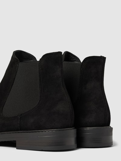 Peek & Cloppenburg SELECTED HOMMEChelsea Boots Mit Flachem Absatz Modell 'BLAKE' In Black