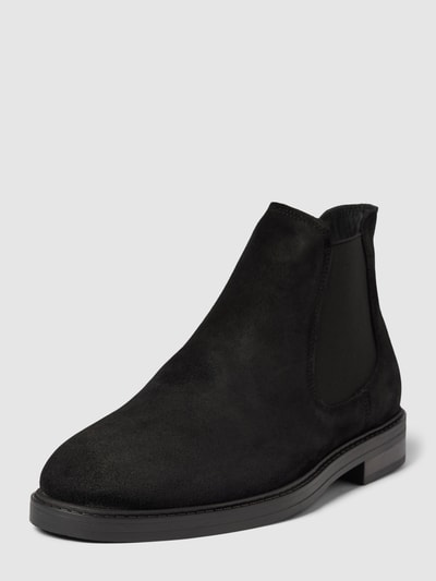 Peek & Cloppenburg SELECTED HOMMEChelsea Boots mit flachem Absatz Modell 'BLAKE' in black