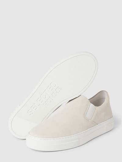 Peek & Cloppenburg SELECTED HOMMEChunky Slip-on-Sneaker Mit Elastischen Einsätzen Modell 'DAVID' In Weiss