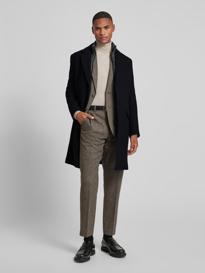 Peek & Cloppenburg SELECTED HOMMEMantel mit Reverskragen in black