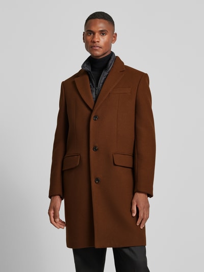 Peek & Cloppenburg SELECTED HOMMEMantel Mit Reverskragen In Cognac