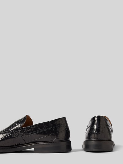 Peek & Cloppenburg SELECTED HOMMEPenny-Loafer Aus Echtem Leder Modell 'CARTER' In Black