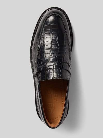 Peek & Cloppenburg SELECTED HOMMEPenny-Loafer Aus Echtem Leder Modell 'CARTER' In Black