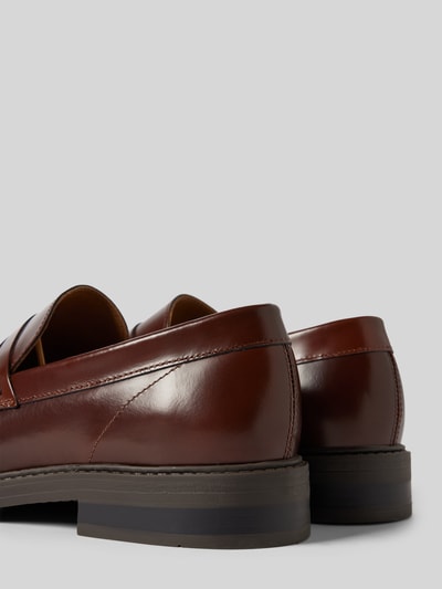 Peek & Cloppenburg SELECTED HOMMEPenny-Loafer Aus Leder Modell 'BLAKE' In Cognac