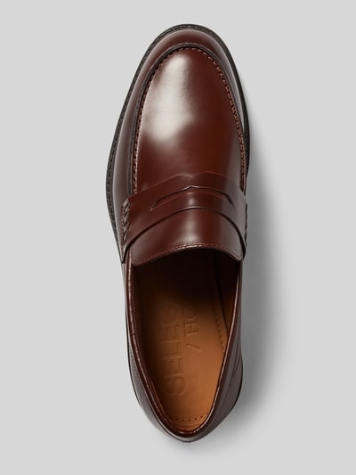 Peek & Cloppenburg SELECTED HOMMEPenny-Loafer Aus Leder Modell 'BLAKE' In Cognac