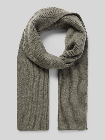 Peek & Cloppenburg SELECTED HOMMESchal aus reiner Wolle Modell 'MASON' in hellgrau melange