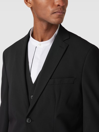 Peek & Cloppenburg SELECTED HOMMESlim Fit 2-Knopf-Sakko Mit Pattentaschen In Black