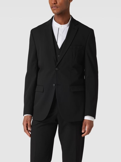 Peek & Cloppenburg SELECTED HOMMESlim Fit 2-Knopf-Sakko Mit Pattentaschen In Black