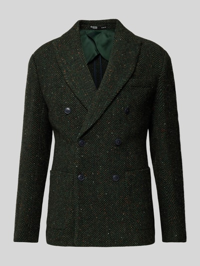 Peek & Cloppenburg SELECTED HOMMESlim Fit 2-Knopf-Sakko Mit Reverskragen Modell 'MORRIS' In Dunkelgruen