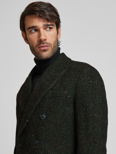 Peek & Cloppenburg SELECTED HOMMESlim Fit 2-Knopf-Sakko Mit Reverskragen Modell 'MORRIS' In Dunkelgruen