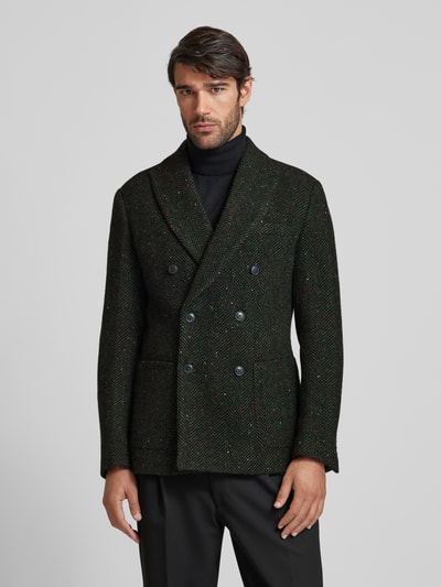 Peek & Cloppenburg SELECTED HOMMESlim Fit 2-Knopf-Sakko Mit Reverskragen Modell 'MORRIS' In Dunkelgruen