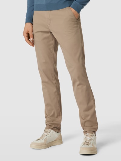 Peek & Cloppenburg SELECTED HOMMESlim Fit Chino In Unifarbenem Design Modell 'NEW Miles' In Beige