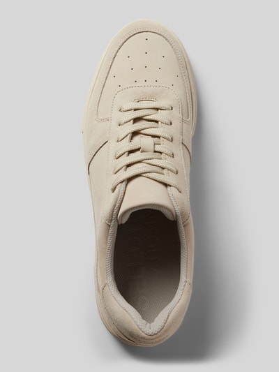 Peek & Cloppenburg SELECTED HOMMESneaker Aus Leder Mit Schnürverschluss Modell 'HARALD' In Beige
