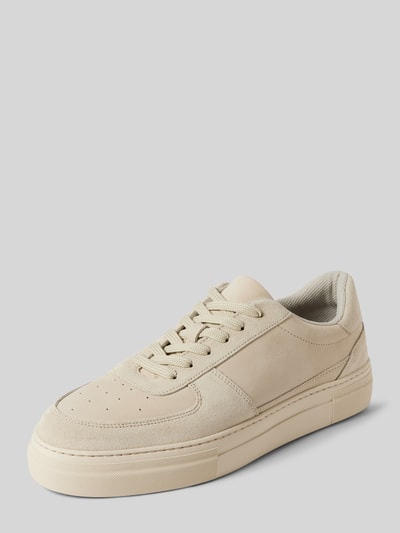 Peek & Cloppenburg SELECTED HOMMESneaker aus Leder mit Schnürverschluss Modell 'HARALD' in beige