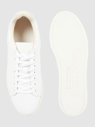 Peek & Cloppenburg SELECTED HOMMESneaker Aus Leder Modell 'David' In Weiss