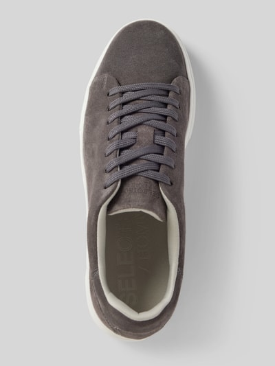 Peek & Cloppenburg SELECTED HOMMESneaker Mit Schnürverschluss Modell 'DAVID' In Anthrazit