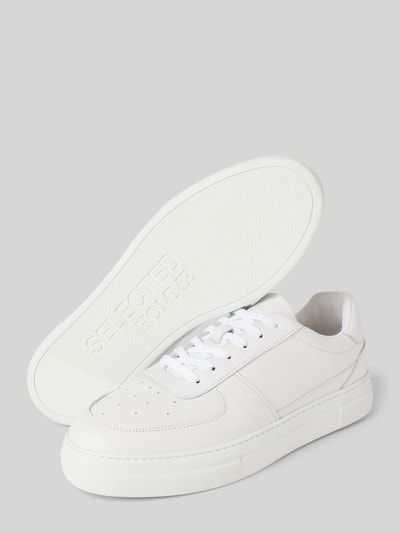 Peek & Cloppenburg SELECTED HOMMESneaker Mit Schnürverschluss Modell 'HARALD' In Weiss