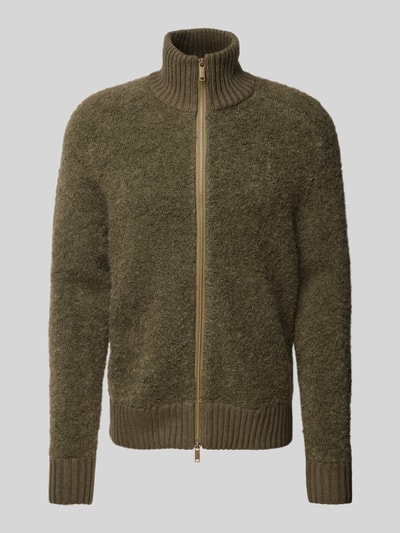 Peek & Cloppenburg SELECTED HOMMEStrickjacke Mit Modell 'TED' In Oliv