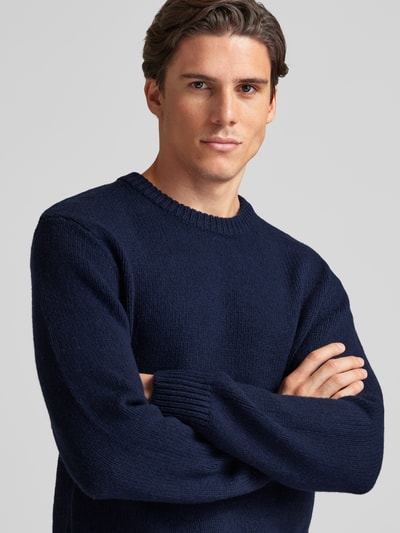 Peek & Cloppenburg SELECTED HOMMEStrickpullover Mit Rundhalsausschnitt Modell 'CODY' In Dunkelblau